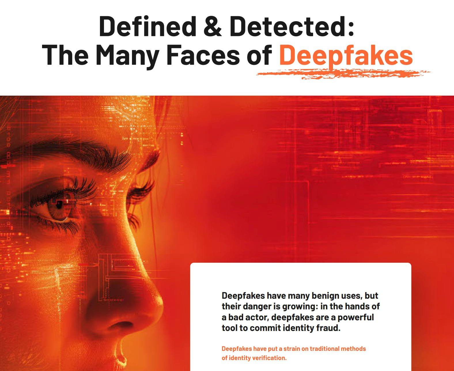 The Many Faces of Deepfakes Guide