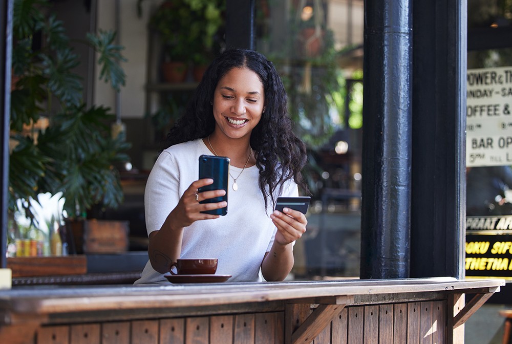 Woman Phone ID Counter