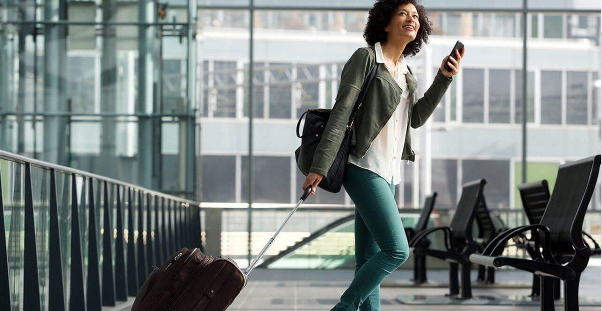 Woman at Airport